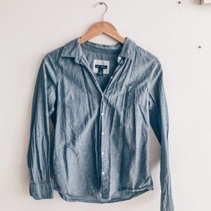 gap | denim button up